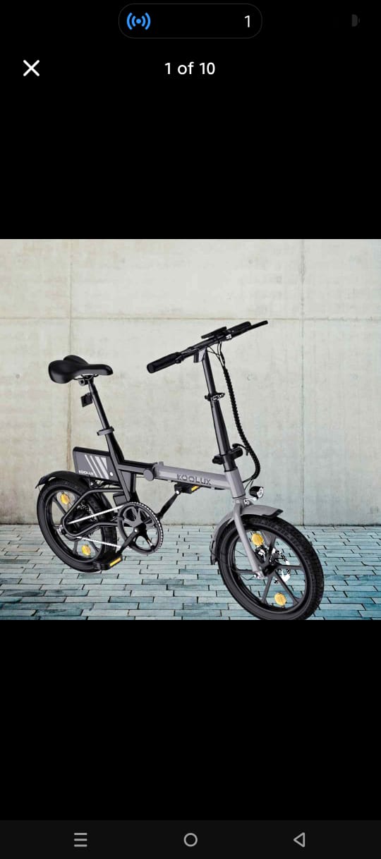 KOOLUX X1 Folding Electric Bike 250W – 16 Inch E-Bike with Removable Battery