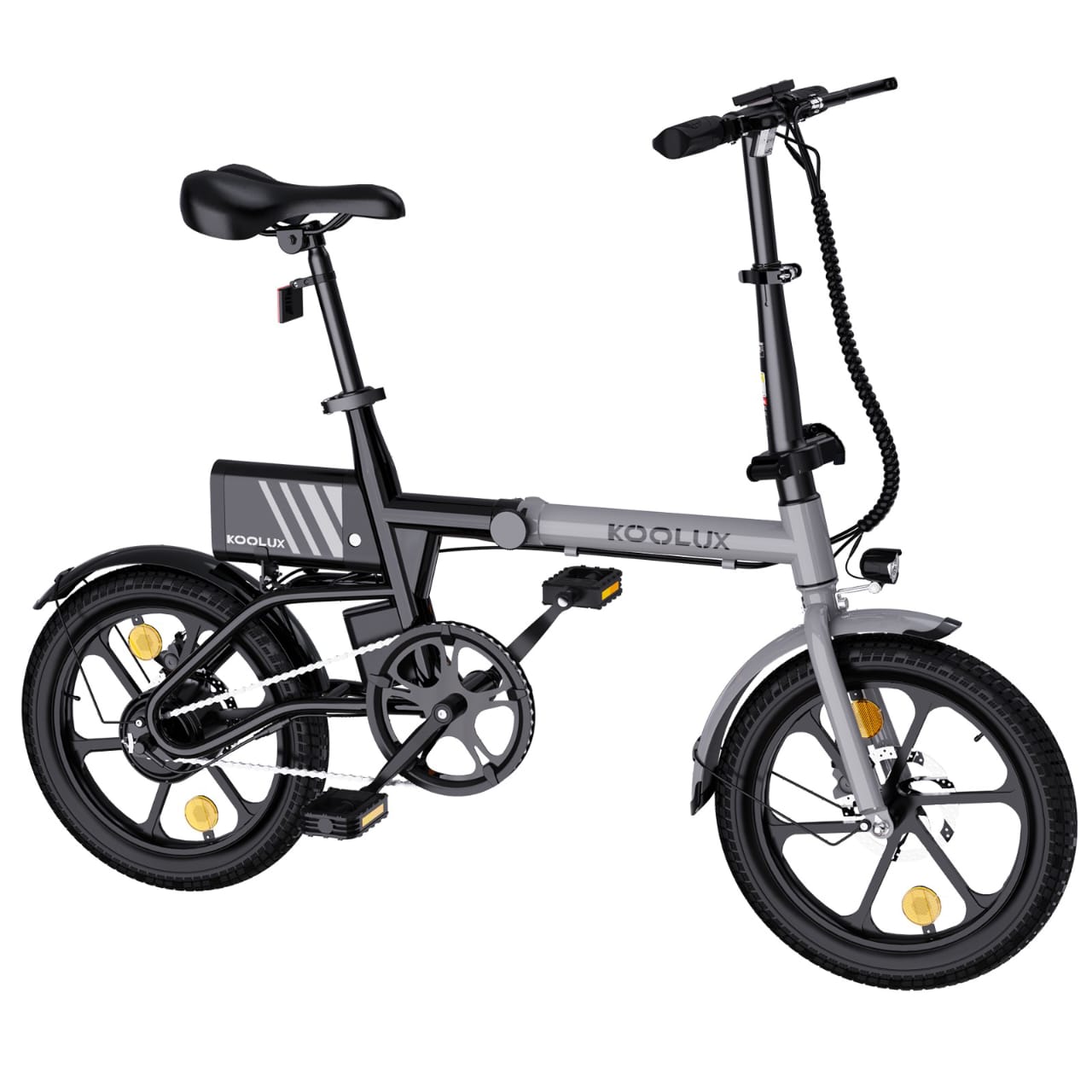 KOOLUX X1 Folding Electric Bike 250W – 16 Inch E-Bike with Removable Battery