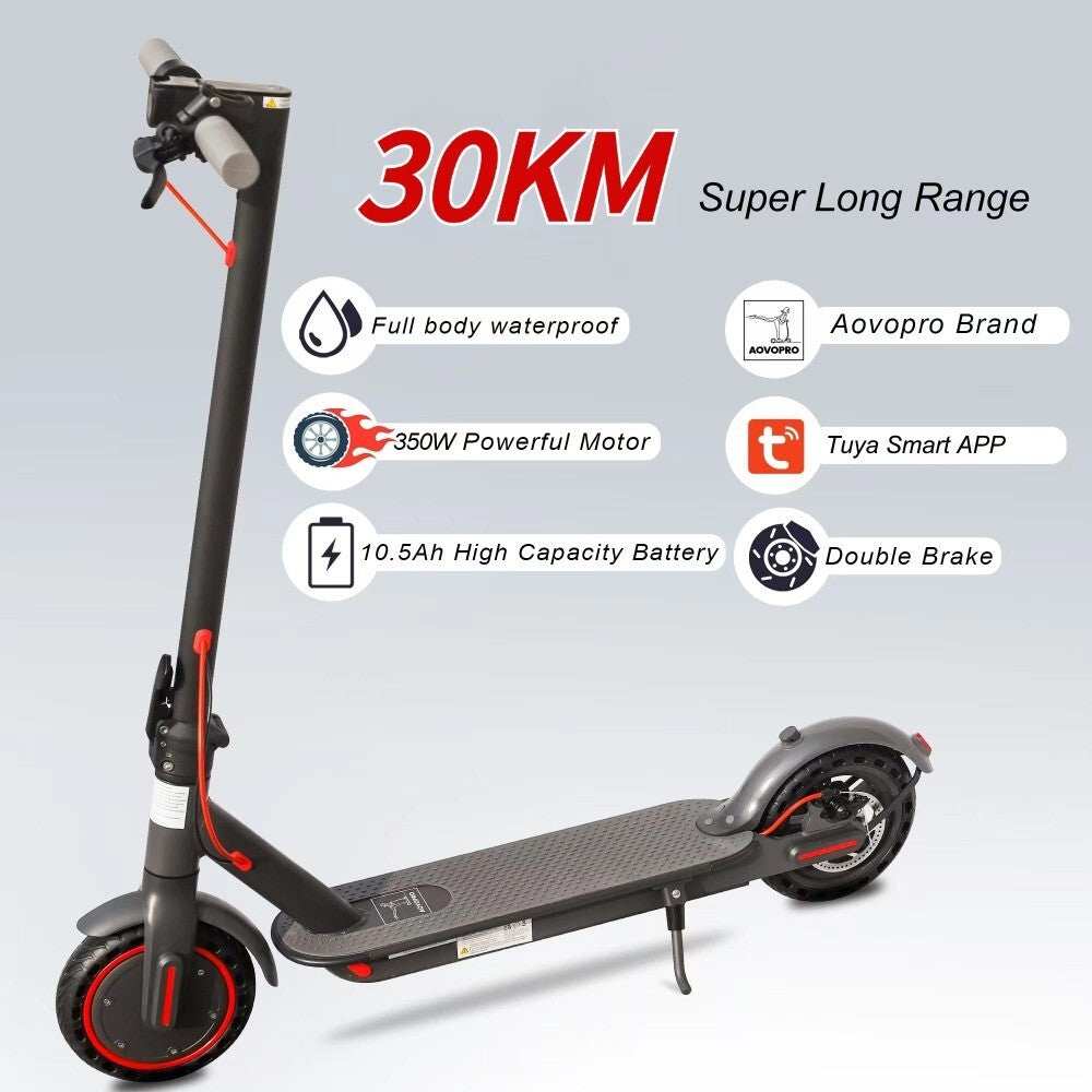 Tuya Smart Electric Scooter 350W / 15.5mph  – Folding E-Scooter