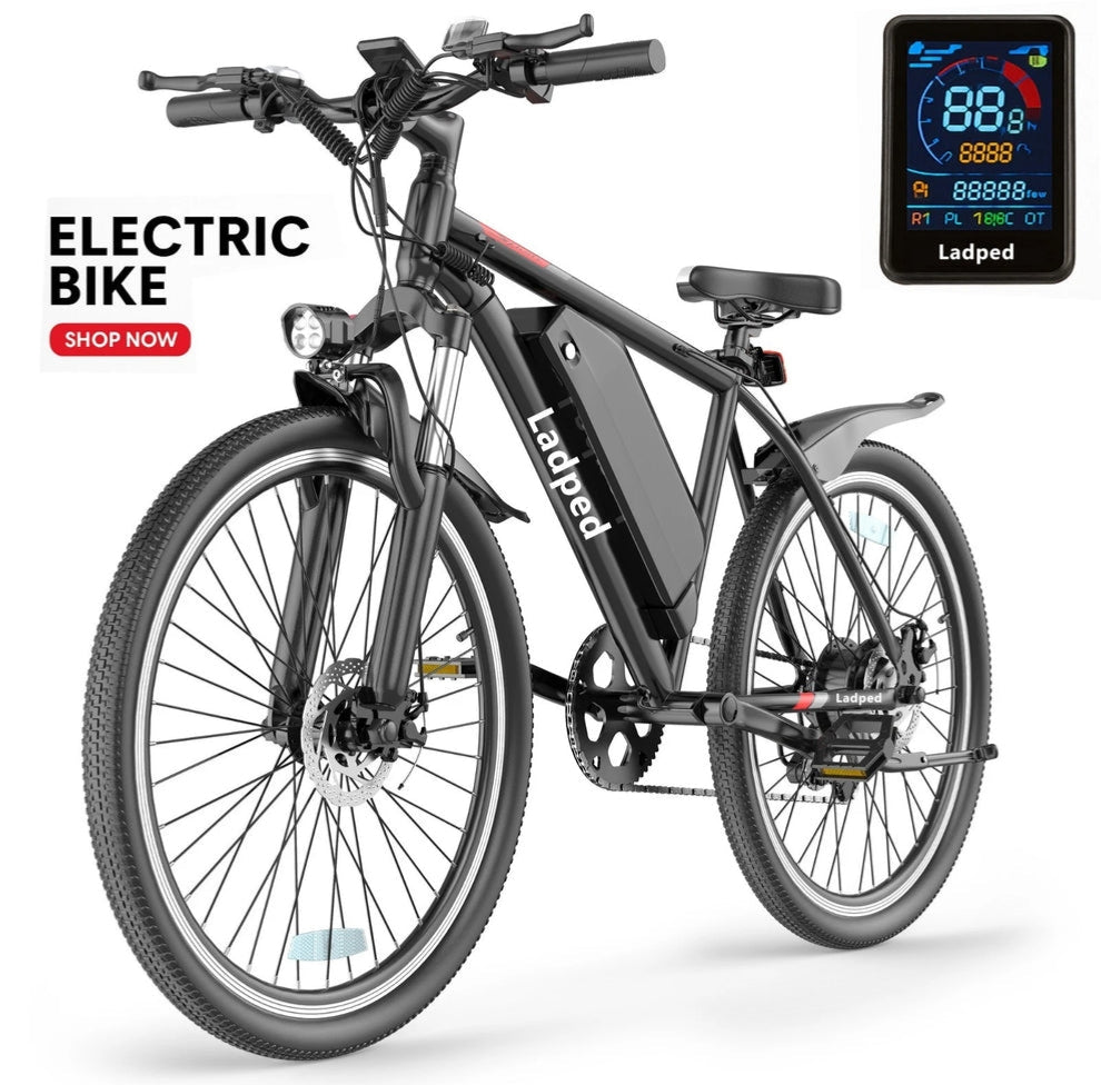 Ladped BK900 Electric Mountain Bike 350W / 15.5mph – 26-Inch E-Bike