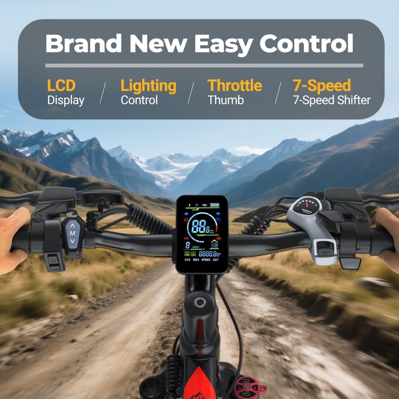 Ladped BK900 Electric Mountain Bike 350W / 15.5mph – 26-Inch E-Bike
