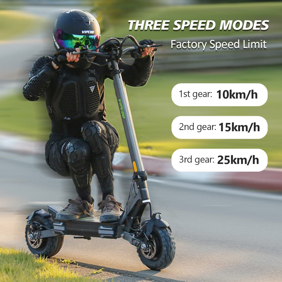 VIPCOO VS6 Pro Electric Scooter 250W / 15.5mph Dual Motor E-Scooter with NFC Lock