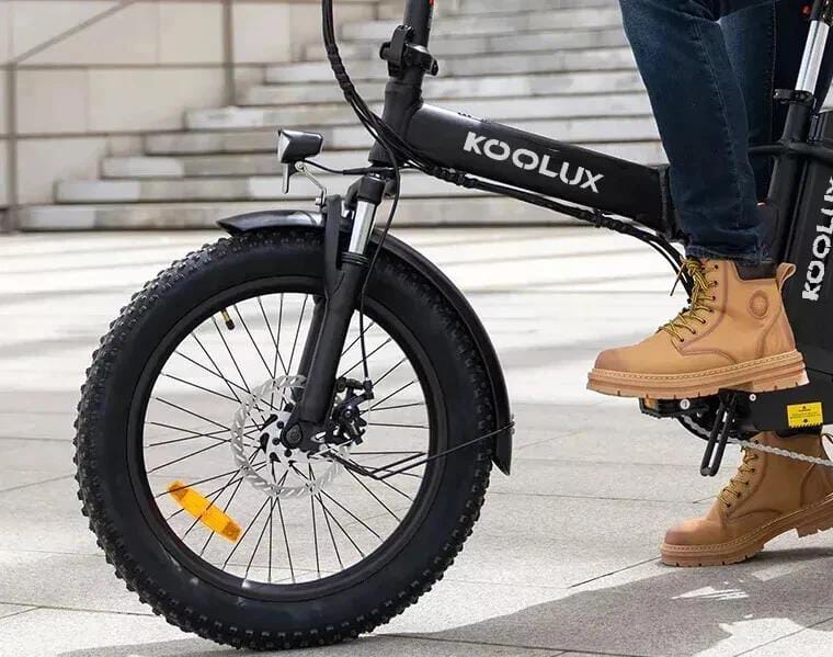 KOOLUX X11S Folding Electric Bike 750W / 15.5mph – Dual Battery 48V Fat Tyre E-Bike